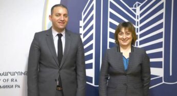 Ваан Керобян принял постоянного представителя ПРООН в Армении Натию Нацвлишвили