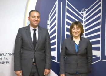 Ваан Керобян принял постоянного представителя ПРООН в Армении Натию Нацвлишвили