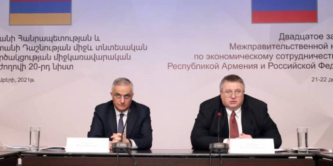 В Ереване состоялось 20-е заседание армяно-российской межправительственной комиссии по экономическому сотрудничеству