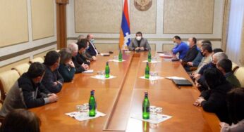 Араик Арутюнян руководителей общин Гадрутского района