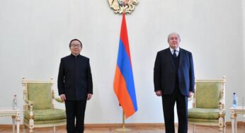 Армен Саргсян встретился с послом Китая