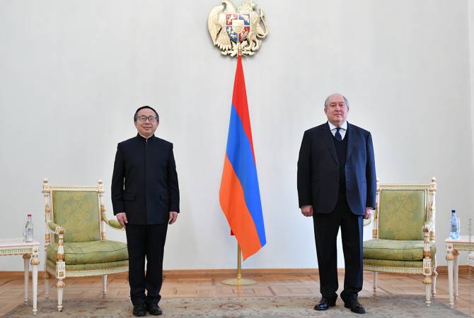 Армен Саргсян встретился с послом Китая