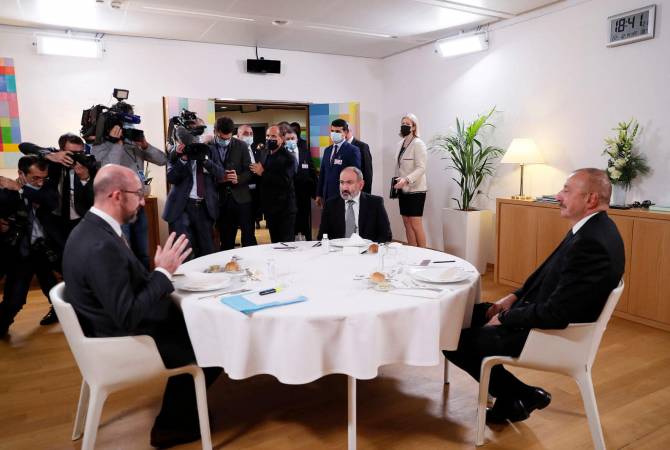 В Брюсселе началась встреча Пашинян-Мишель-Алиев