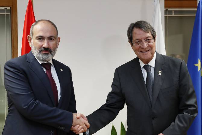 Никол Пашинян встретился с президентом Кипра