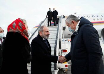 Никол Пашинян с рабочим визитом прибыл в Российскую Федерацию