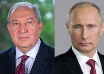 Владимир Путин и Армен Саркисян