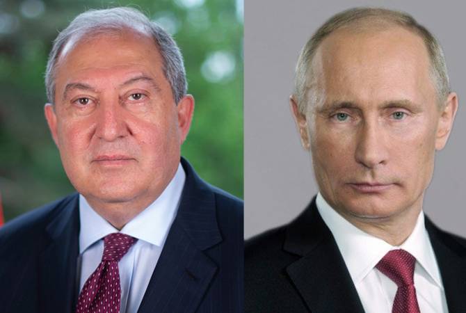 Владимир Путин и Армен Саркисян
