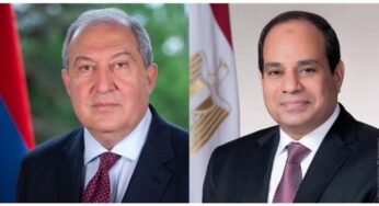 Президент Египта направил президенту Республики Армения Армену Саркисяну поздравительное послание