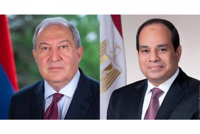 Президент Египта направил президенту Республики Армения Армену Саркисяну поздравительное послание