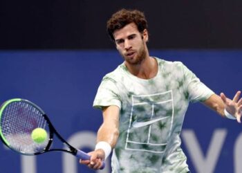 Фото: Карен Хачанов © Валерий Шарифулин/ТАСС