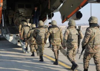 В составе миротворческих сил ОДКБ в Казахстан отправлено 100 армянских военнослужащих