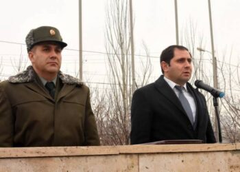Министр обороны представил нового начальника Военного университета имени Вазгена Саркисяна