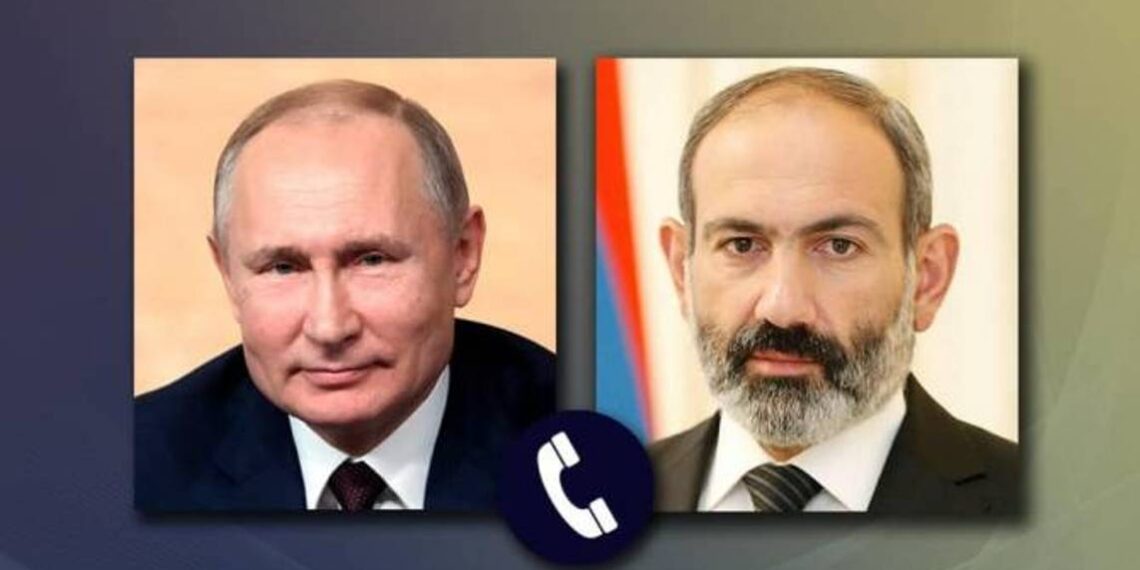 Никол Пашинян и Владимир Путин обсудили ситуацию вокруг Нагорного Карабаха
