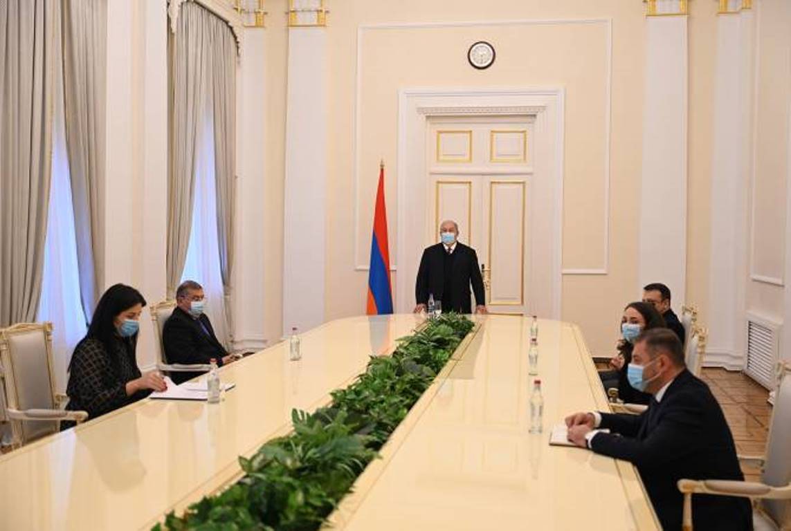 Во Дворце президента Армении состоялась церемония принятия присяги судей