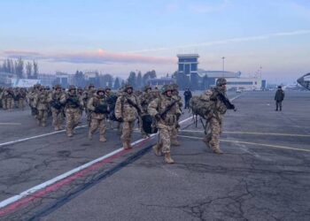 Миротворческие контингенты Армении, Таджикистана и Киргизии покинули Алма-Ату