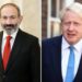 Пашинян поздравил Бориса Джонсона с 30-летием установления армяно-британских дипломатических отношений