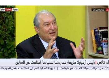 Армения — маленькая страна, но рассеянная по всему миру нация: интервью президента Армении телеканалу Sky News Arabia
