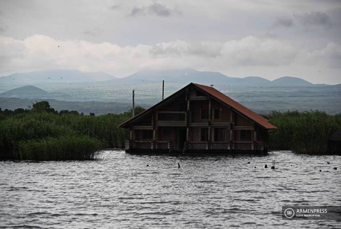 Уровень воды в озере Севан по сравнению с февралем прошлого года снизился на 13 см