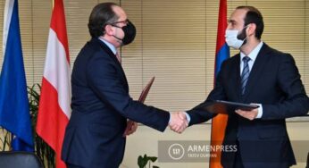 Главы МИД Армении и Австрии подписали Совместную декларацию