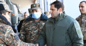 Сурен Папикян посетил ряд воинских частей, дислоцированных на южном направлении Армении