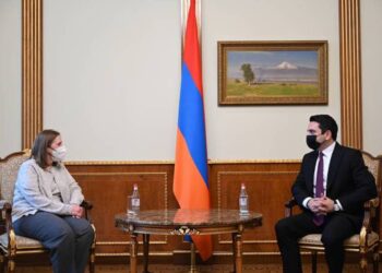 Ален Симонян принял посла США в Армении Линн Трейси