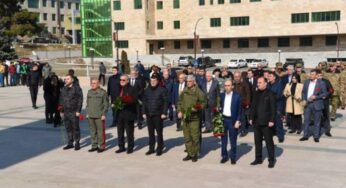 По случаю 34-й годовщины Арцахского движения президент Арутюнян отдал дань уважения памяти павших героев