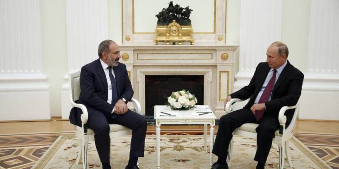 Путин и Пашинян обсудили российско-украинские отношения и вопросы региональной безопасности