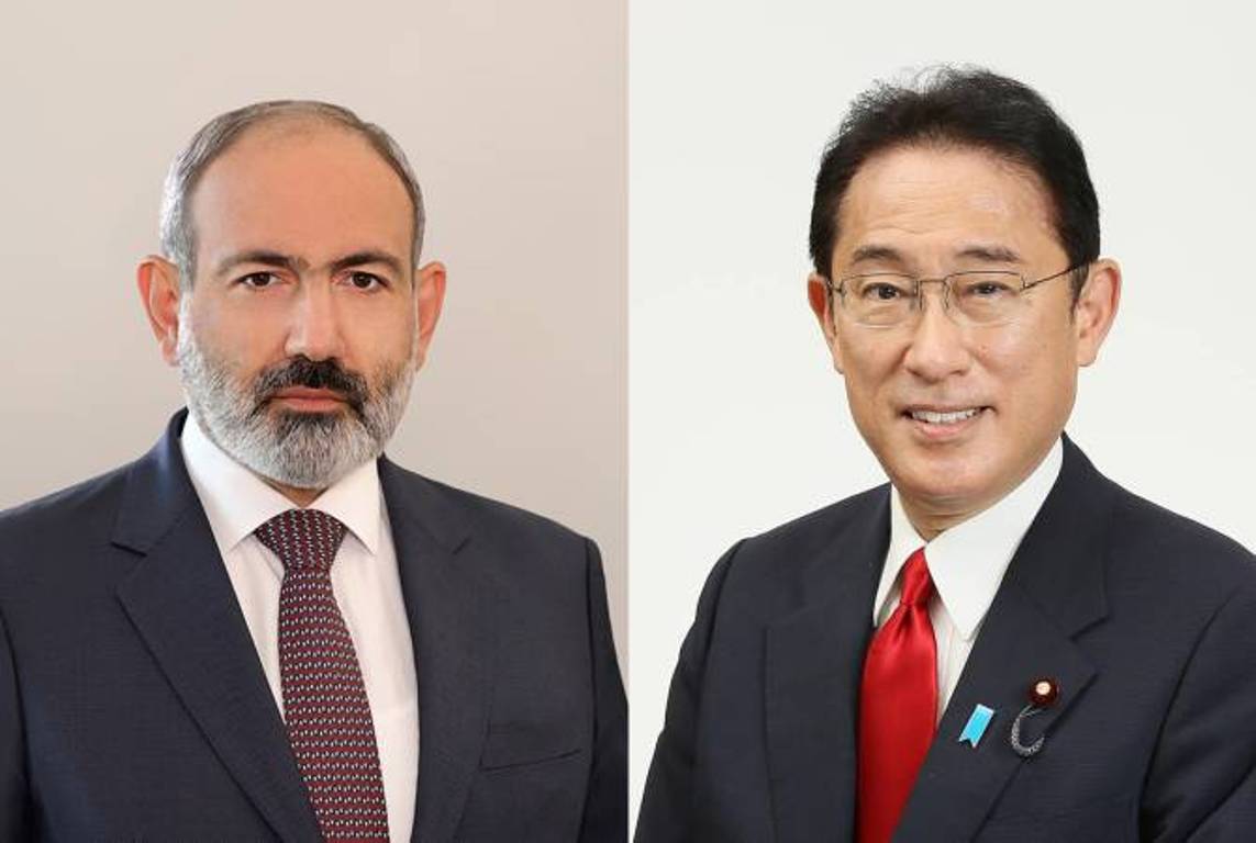 Премьер-министр Армении поздравил премьер-министра Японии с Национальным праздником