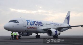 Авиакомпания FLYONE ARMENIA начинает выполнение регулярных рейсов по направлению Ереван-Москва-Ереван