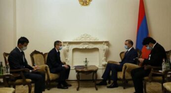Армен Григорян и посол Казахстана обсудили экономические и политические вопросы, представляющие взаимный интерес