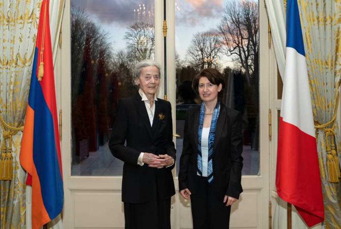 Первый посол Франции в Армении награждена орденом Дружбы