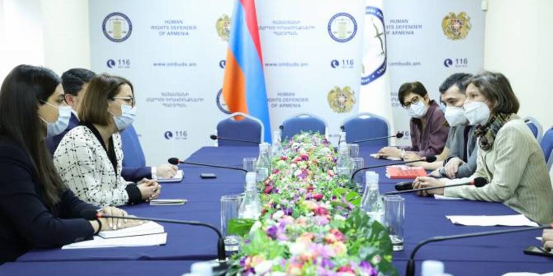 Омбудсмен Армении приняла делегацию ереванского Офиса СЕ