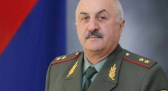 Обязанности начальника Генштаба ВС Армении будет исполнять генерал-лейтенант Камо Кочунц