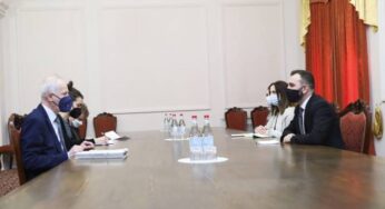 Председатель фракции “Гражданский договор” принял специального посланника Канады в Европе и ЕС Стефана Диона