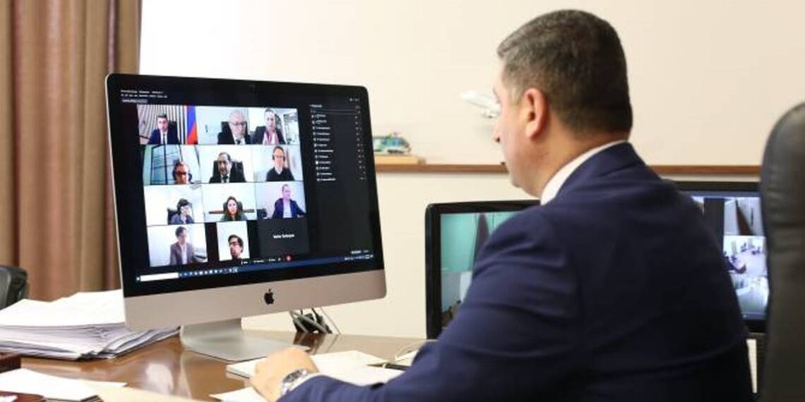 Гнел Саносян и представители KfW обсудили вопросы строительства водохранилища Каспа