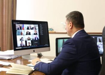 Гнел Саносян и представители KfW обсудили вопросы строительства водохранилища Каспа