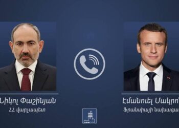 Премьер-министр Армении и президент Франции обсудили по телефону ситуацию вокруг Нагорного Карабаха