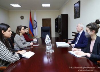 Омбудсмен Армении приняла специального посланника Канады в ЕС и Европе