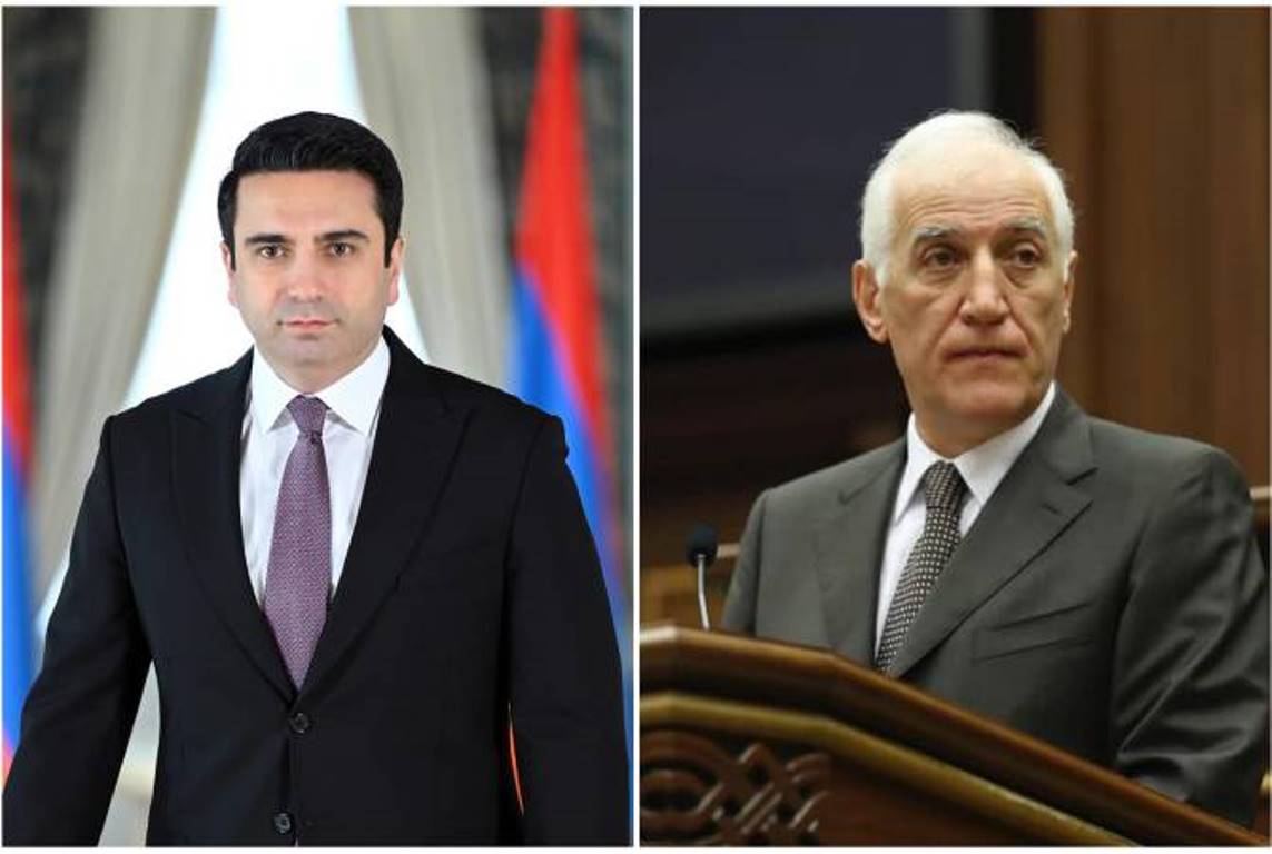 Ален Симонян поздравил Ваагна Хачатуряна с избранием на пост президента Армении