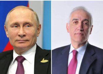 Путин поздравил Ваагна Хачатуряна по случаю избрания президентом Армении