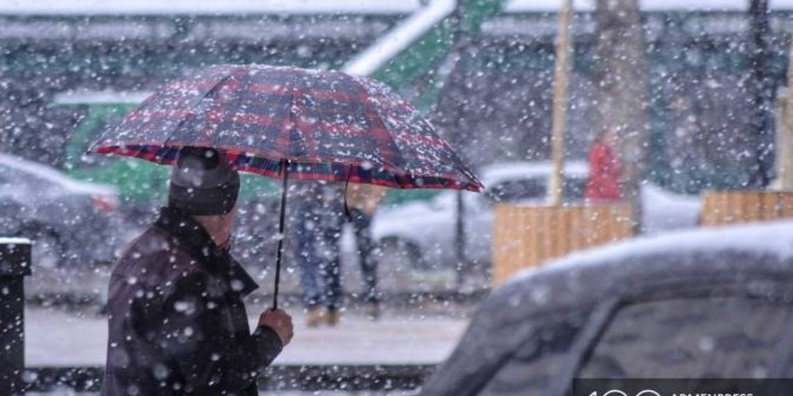 Армения находится в зоне влияния активного циклона: ожидаются обильные осадки в виде снега