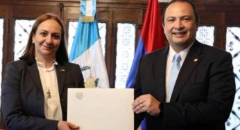 Посол Армелла Шакарян вручила верительные грамоты президенту Гватемалы Алехандро Джамматтеи