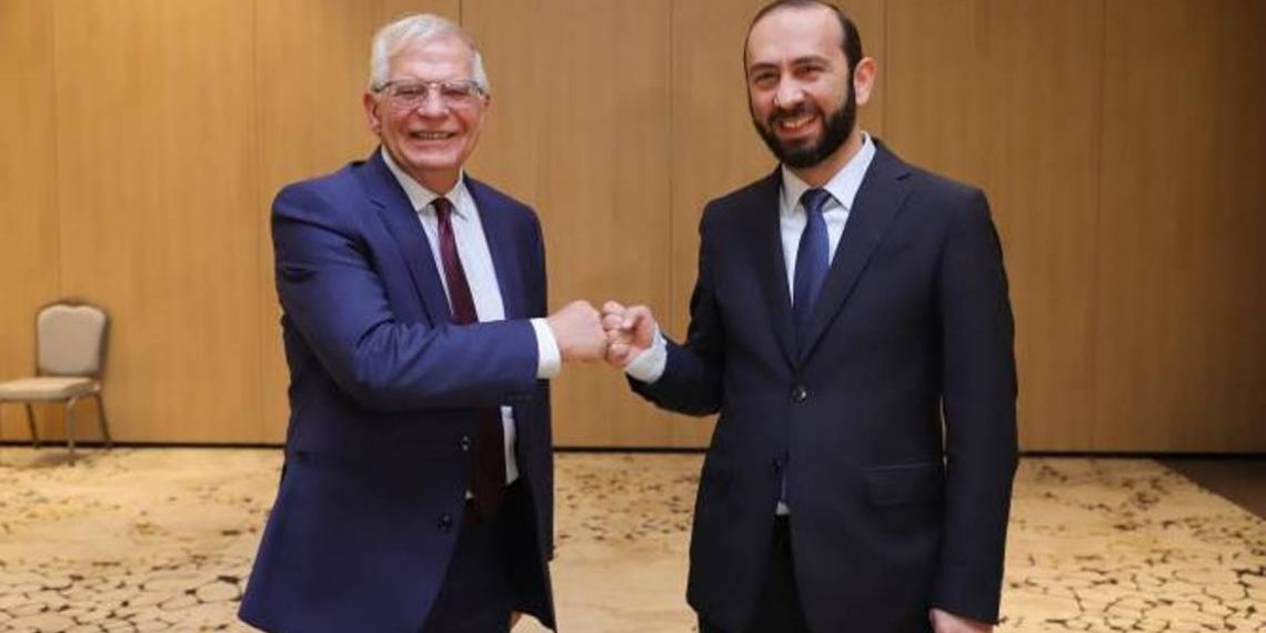 Мирзоян представил Боррелю ситуацию в результате нарушения режима прекращения огня Азербайджаном