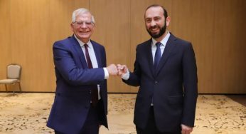 Мирзоян представил Боррелю ситуацию в результате нарушения режима прекращения огня Азербайджаном