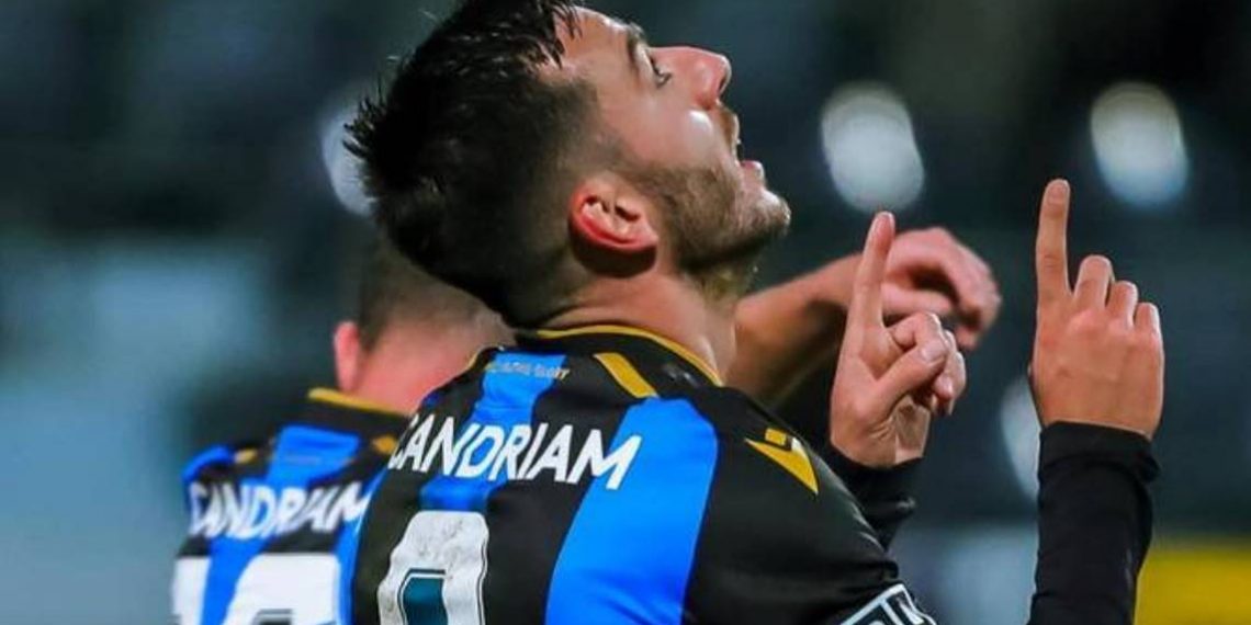 Саркис Адамян стал автором дубля в составе «Брюгге»