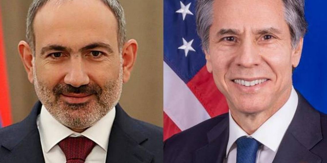 Премьер-министр Пашинян провел телефонный разговор с госсекретарем США Энтони Блинкеном