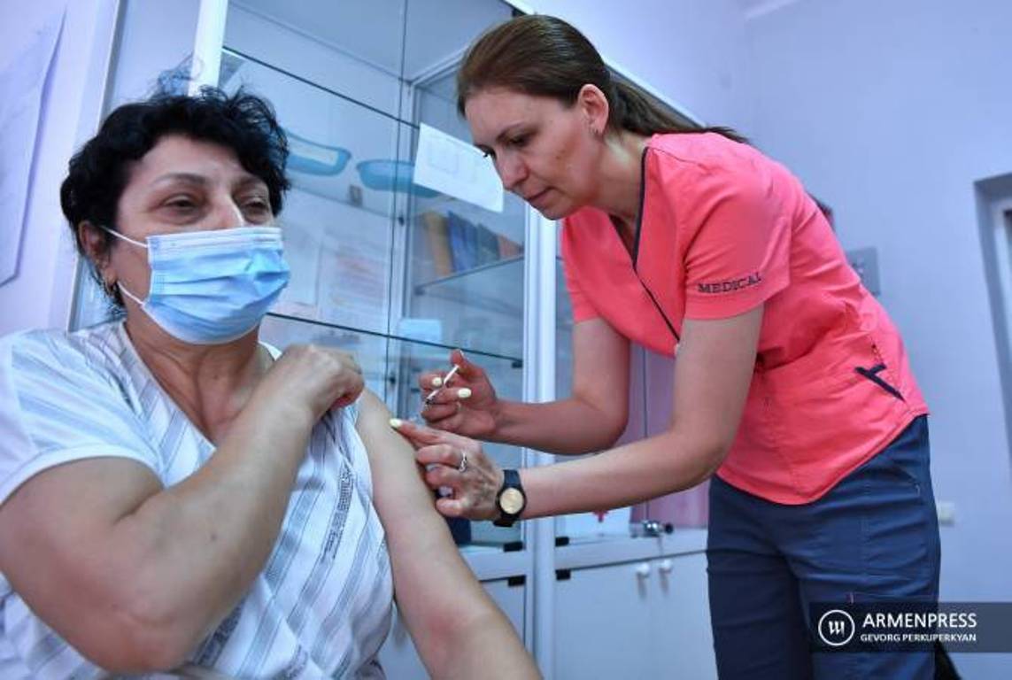В Армении проведено 957 017 вакцинаций от COVID-19