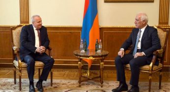 Президент Армении и Сергей Копыркин обменялись мнениями вокруг богатой повестки армяно-российских отношений