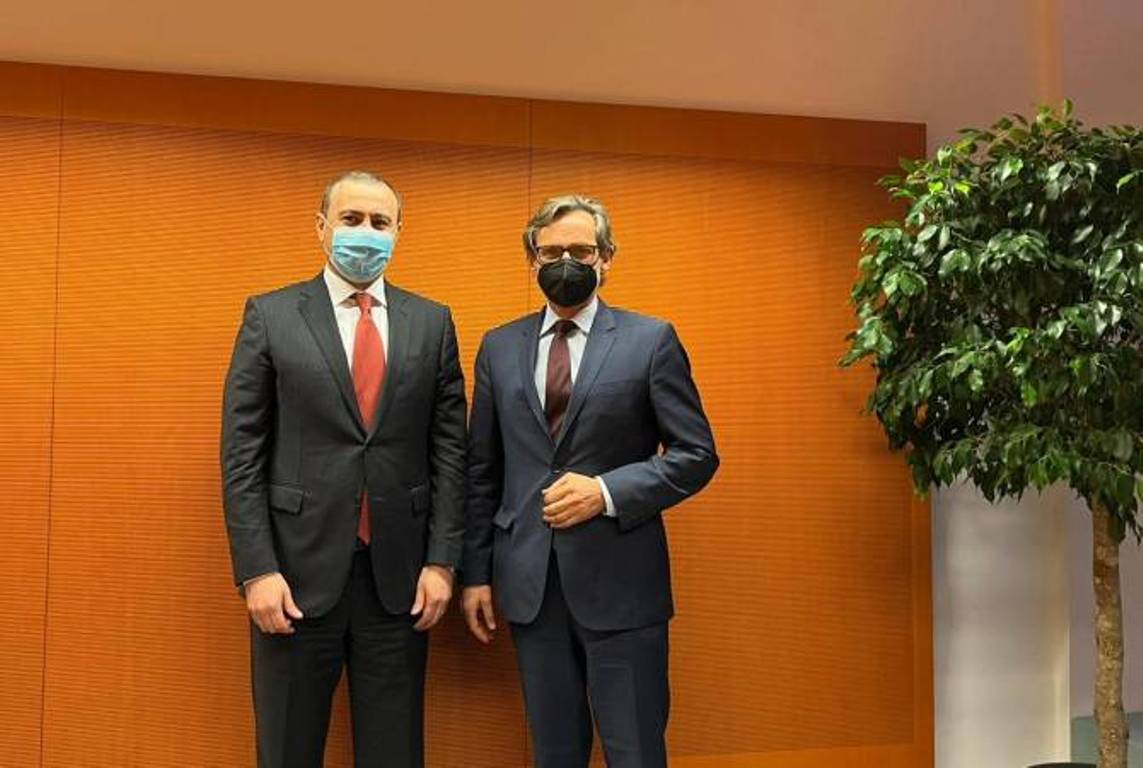Армен Григорян встретился с советником канцлера Германии по вопросам безопасности и внешней политики