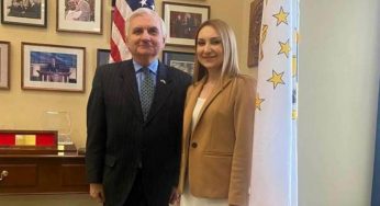 Посол Армении в США представила сенатору Джеку Риду создавшуюся вокруг Армении и Нагорного Карабаха среду безопасности